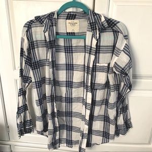 Abercrombie & Fitch Plaid Button Down Shirt